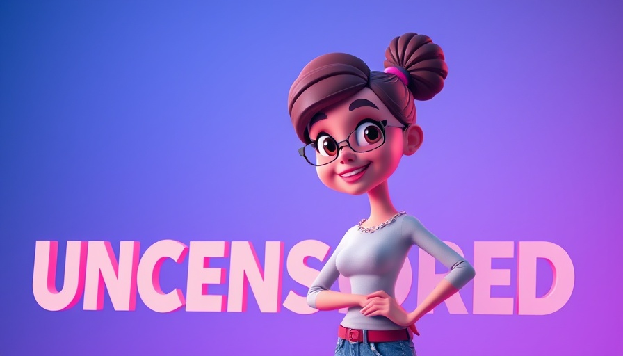 Analysis of 'AI video generator mistakes' using a vibrant cartoon and app UI.
