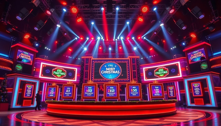 Great Big Game Show Holiday Edition stage in Nashville