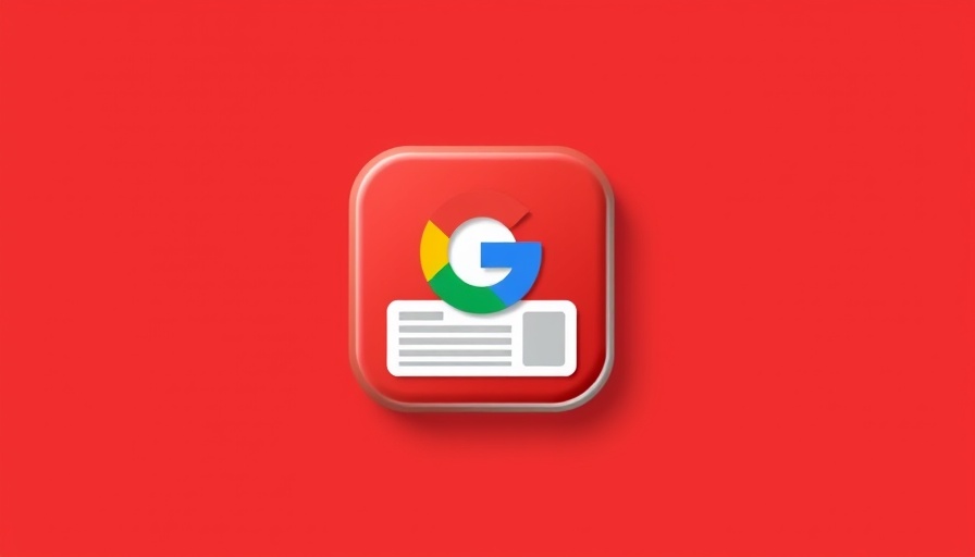 Colorful Google News icon in vibrant primary colors, modern design.