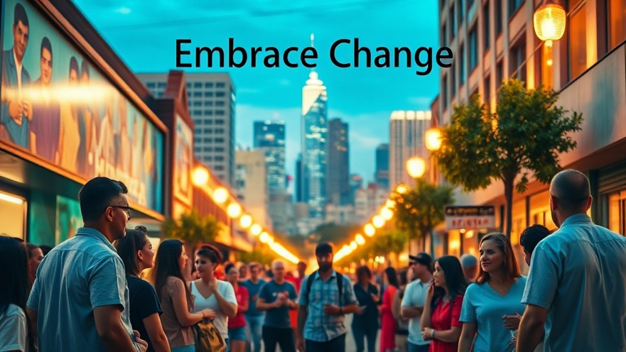 Vibrant street scene in Houston highlighting local journalism and community engagement.
