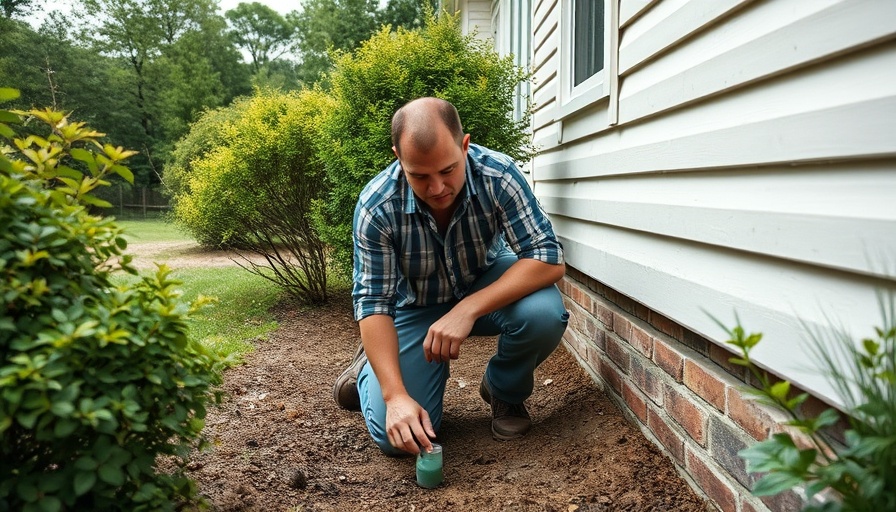 Home inspections required for home purchases - outdoor inspection scene.