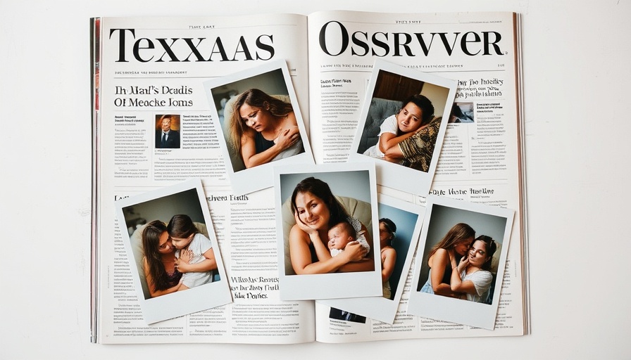 Texas Observer magazine cover highlighting journalism legacy and mother's story.