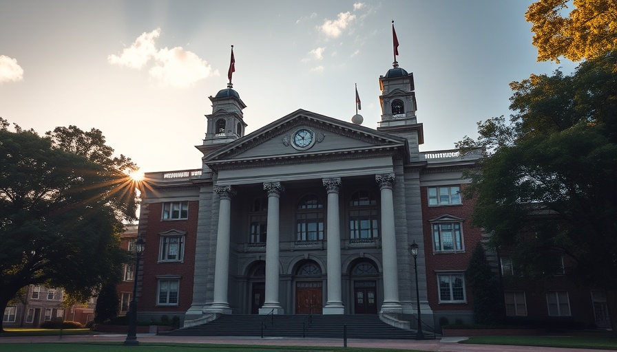 Historic courthouse related to Shaken Baby Syndrome Execution Case.