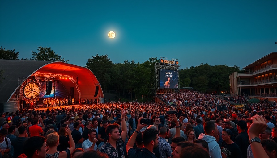 Outdoor concert in Houston, enjoying August events.