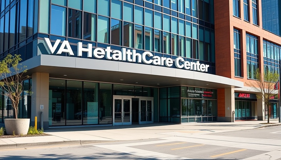 VA Healthcare Center building highlighting Texas veterans healthcare crisis.