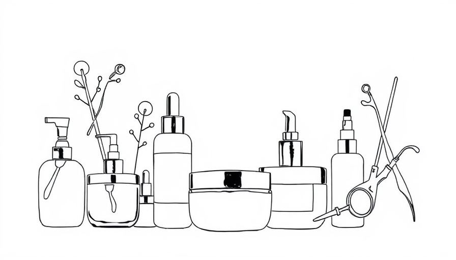 Peptides vs. Retinol skincare illustration with elegant scientific icons.