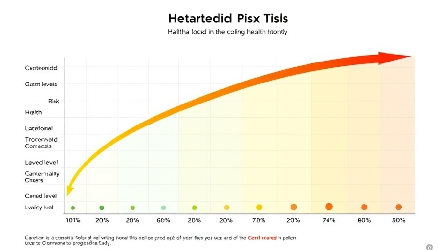 Color-coded chart of carotenoid health risk levels indicating vital nutrients in vegetarian diets.