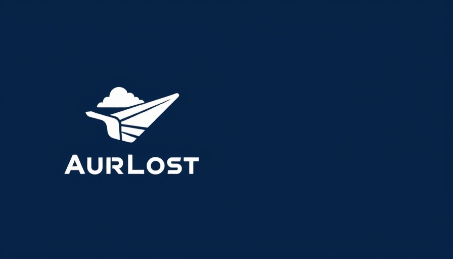 Stylized airplane logo with sky and clouds, learn to fly theme.