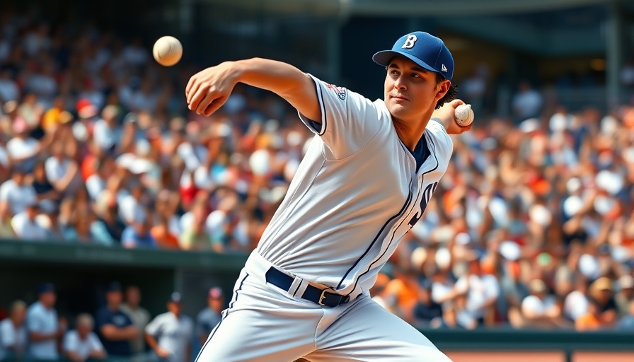 Dynamic shot of pitcher in MLB playoffs, 2025 MLB playoffs predictions.