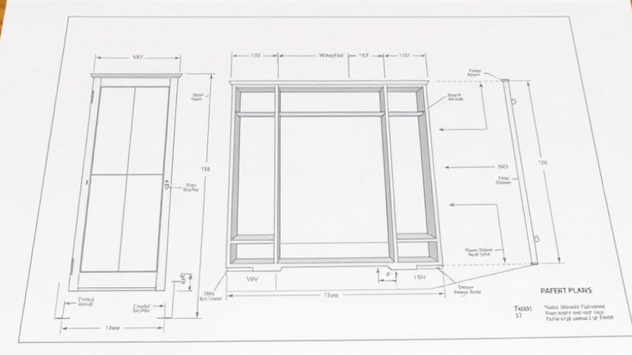 DIY entryway hall tree schematic with labeled measurements and parts.