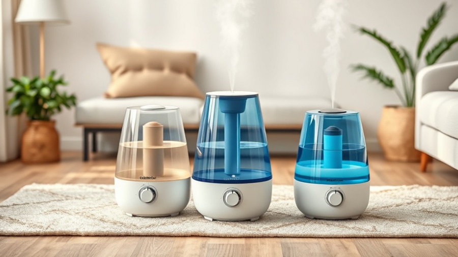 Three best room humidifiers for dry air on a rug.