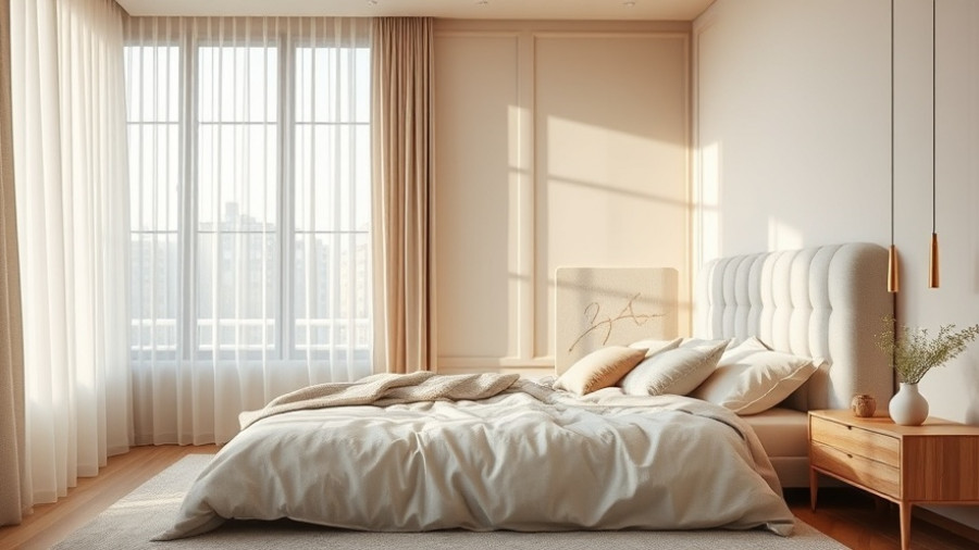 Stylish bedroom showcasing the importance of headboards in design.