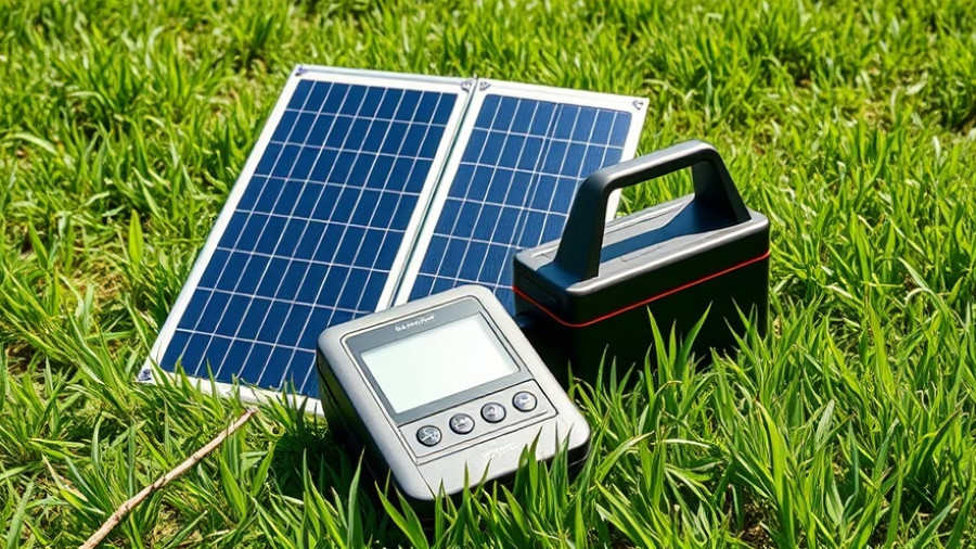 Enphase IQ PowerPack 1500 set up on green lawn.