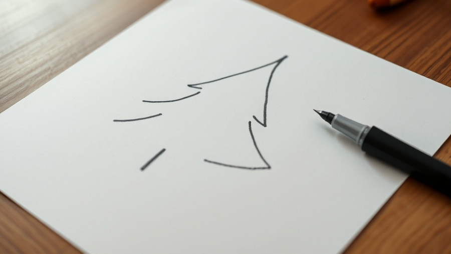 Simple DIY Christmas tree outline for window clings.