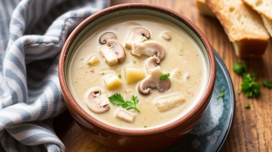 Homemade Cream of Mushroom Soup