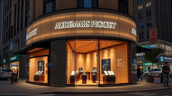 Modern Audemars Piguet boutique concept with elegant displays.