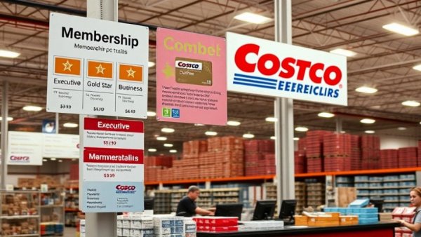 Costco New Membership Policy area with staff and signage.