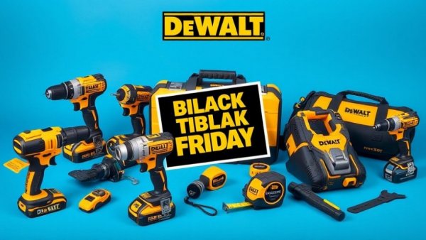 Best DeWalt deals on Amazon for Black Friday displayed with tools.