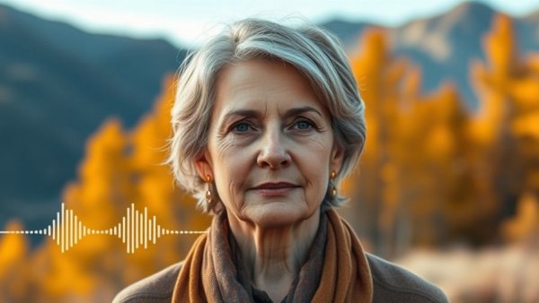 12-Minute Meditation for Pain cover with portrait and nature background.