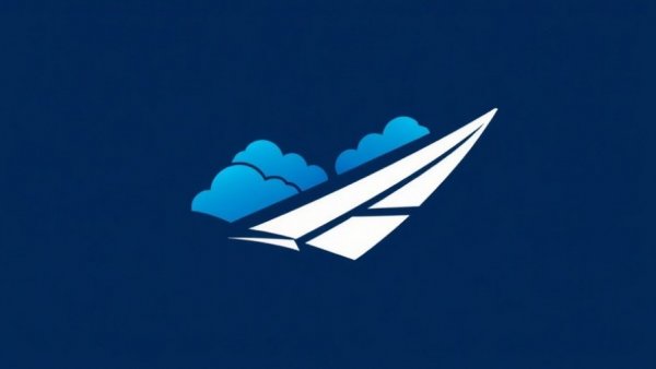 Modern AirlineGeeks logo design, featuring stylized airplane and sky.