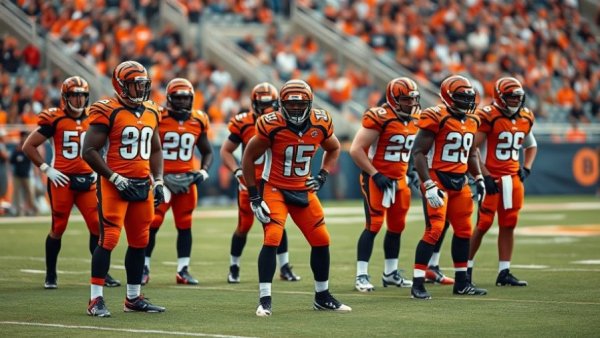 Bengals' worst defense ever, players standing on field.