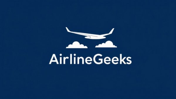 Logo of AirlineGeeks with airplane wing and clouds, learn to fly.