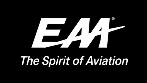 EAA logo with 'The Spirit of Aviation' text.