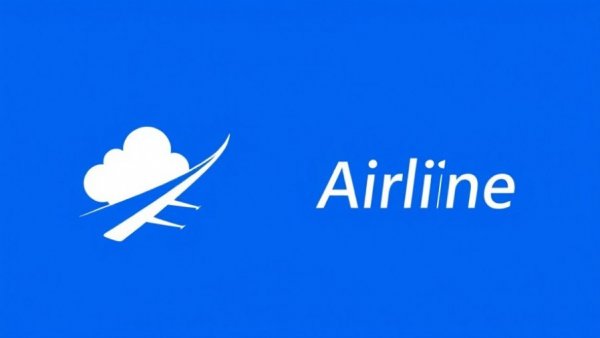 Atlantic Aviation Caribbean Expansion logo concept with airplane wing.