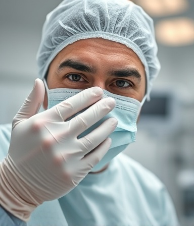 hygiene focused bacteria removal, intense expression, clinically wiping, photorealistic, immaculate operating room background, highly detailed, time-lapse wipe effects, capturing microlet details, sterile whites and pastels, natural daylight illumination, shot with an 85mm portrait lens