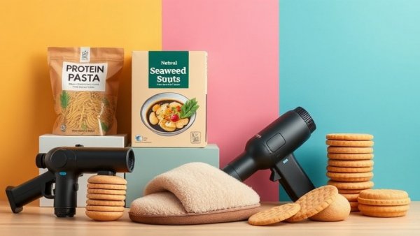 Top kitchen products December 2025, featuring a varied assortment against a vibrant background.