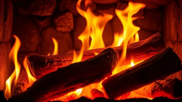 Warm fireplace essentials for safety and warmth in a cozy setting.