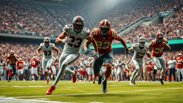 NFL Wild Card Weekend Predictions: intense football action.