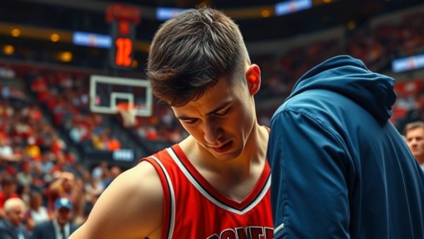 Mavericks player Cooper Flagg injury update during game.