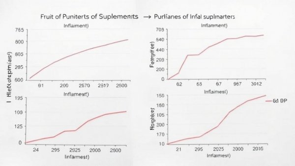 Graph comparing blueberry and strawberry effects on inflammation.