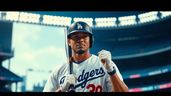 MLB offseason grades Kyle Tucker Dodgers concept with player in uniform holding a bat.