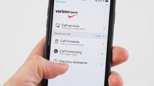 Verizon Services menu on smartphone indicating possible Verizon outage $20 credit.