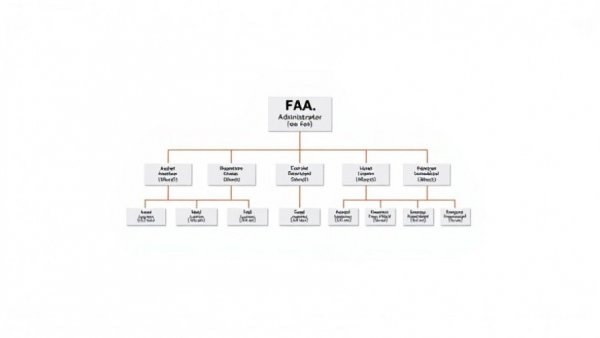 FAA organizational chart detailing structure related to learn to fly.