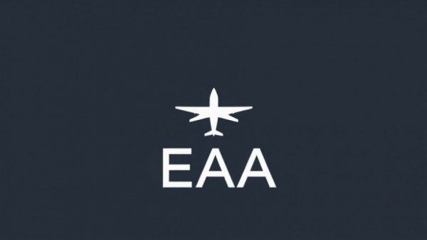 EAA aviation logo with airplane silhouette and tagline.