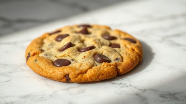 BA's Best Chocolate Chip Cookies on marble surface.