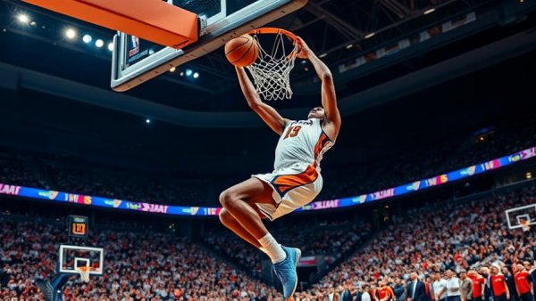 Duke vs Michigan basketball highlights dynamic dunk action.