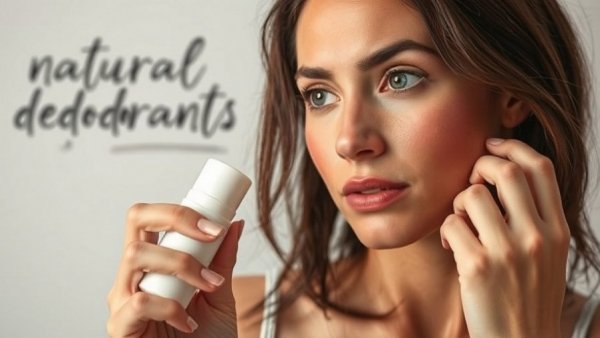Collage featuring women with natural deodorant in various poses.