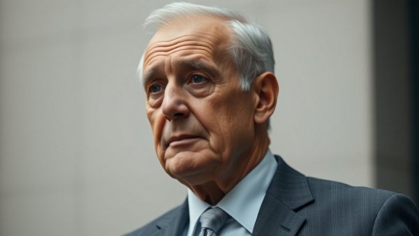 Lou Holtz legacy in college football, thoughtful expression in suit.