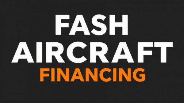 Promotional banner for aircraft listings and financing.
