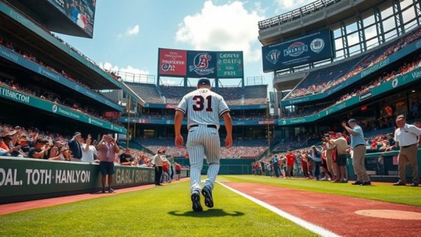Paul Skenes leaving the field as fans cheer and capture the moment.