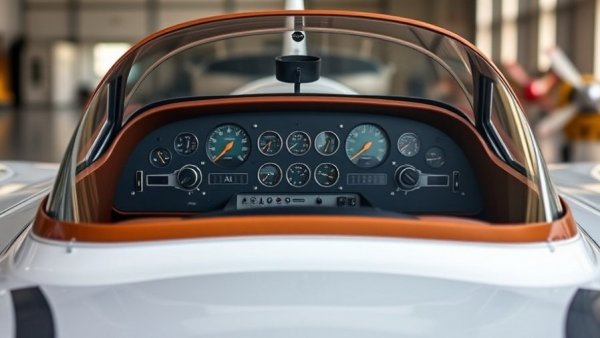 Close-up of 2015 Great Lakes 2T-1A-2 aircraft cockpit with blue exterior.