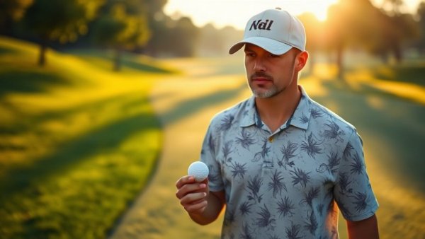 Golfer on course during Rory McIlroy's Saturday stumble moment