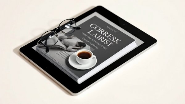 Tablet with book cover suggesting Mother's Day gift ideas 2026.