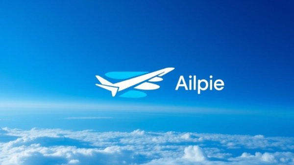 Airline Geeks logo with airplane wing design, learn to fly concept.