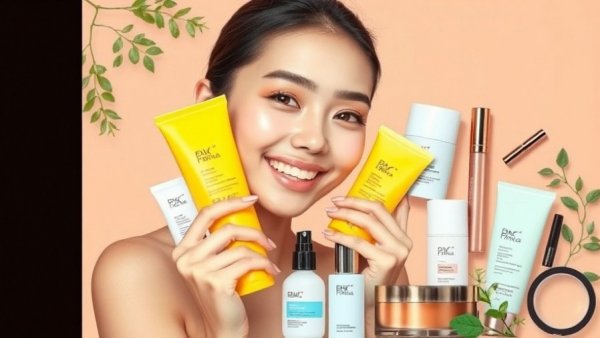 K-Beauty deals: woman with skincare at Amazon's summer beauty event.