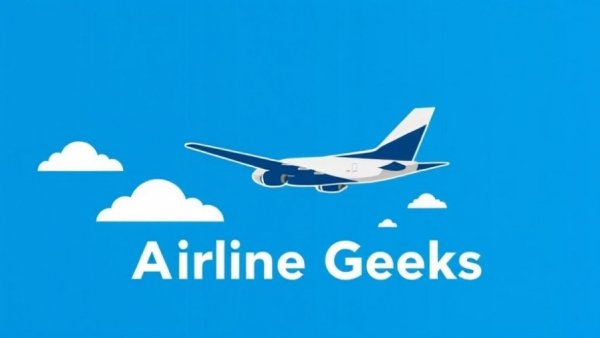 Airline Geeks logo with aircraft tail and sky backdrop